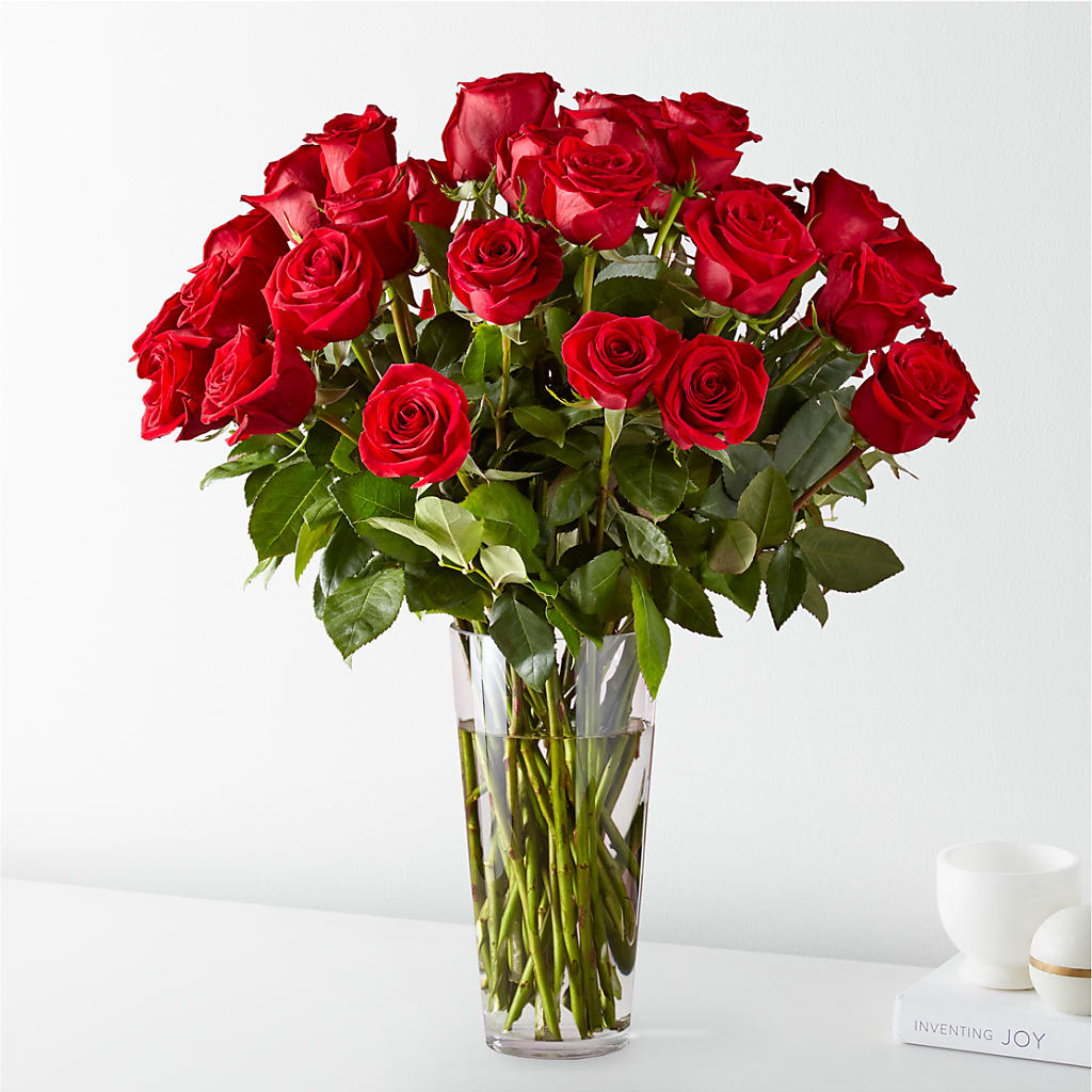 Long Stem Red Rose Bouquet – Blakley Flower Shop Llc, Blakely GA