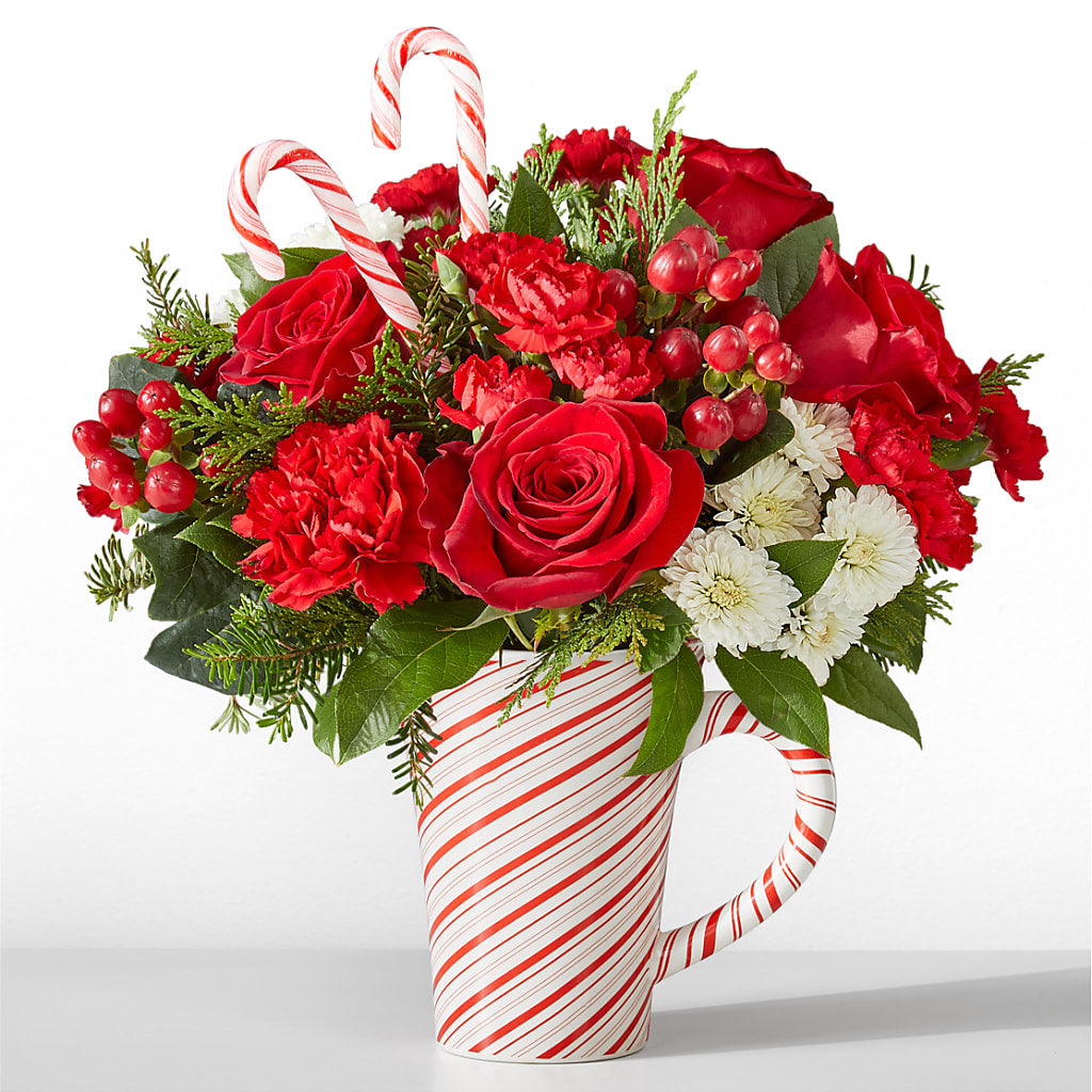 Peppermint Swirl Mug – Blakley Flower Shop Llc, Blakely GA