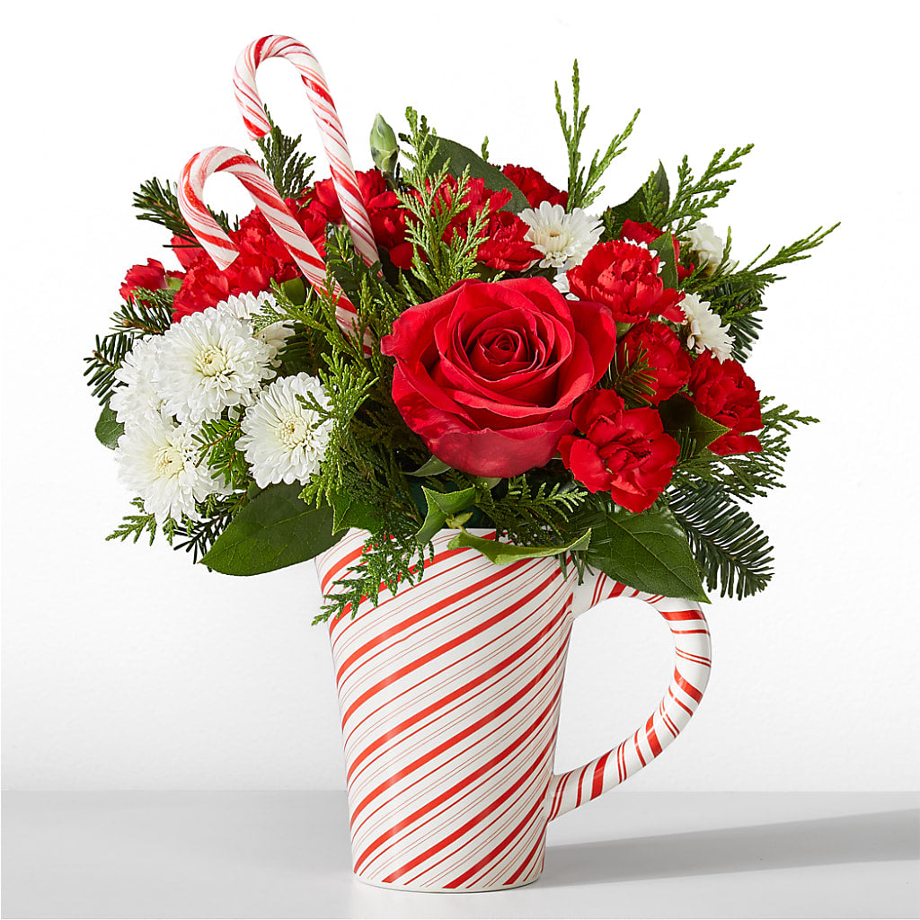 Peppermint Swirl Mug – Blakley Flower Shop Llc, Blakely GA