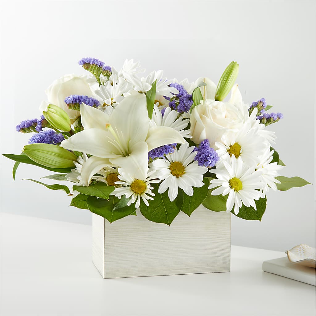 Beyond Blue Box Bouquet – Blakley Flower Shop Llc, Blakely GA