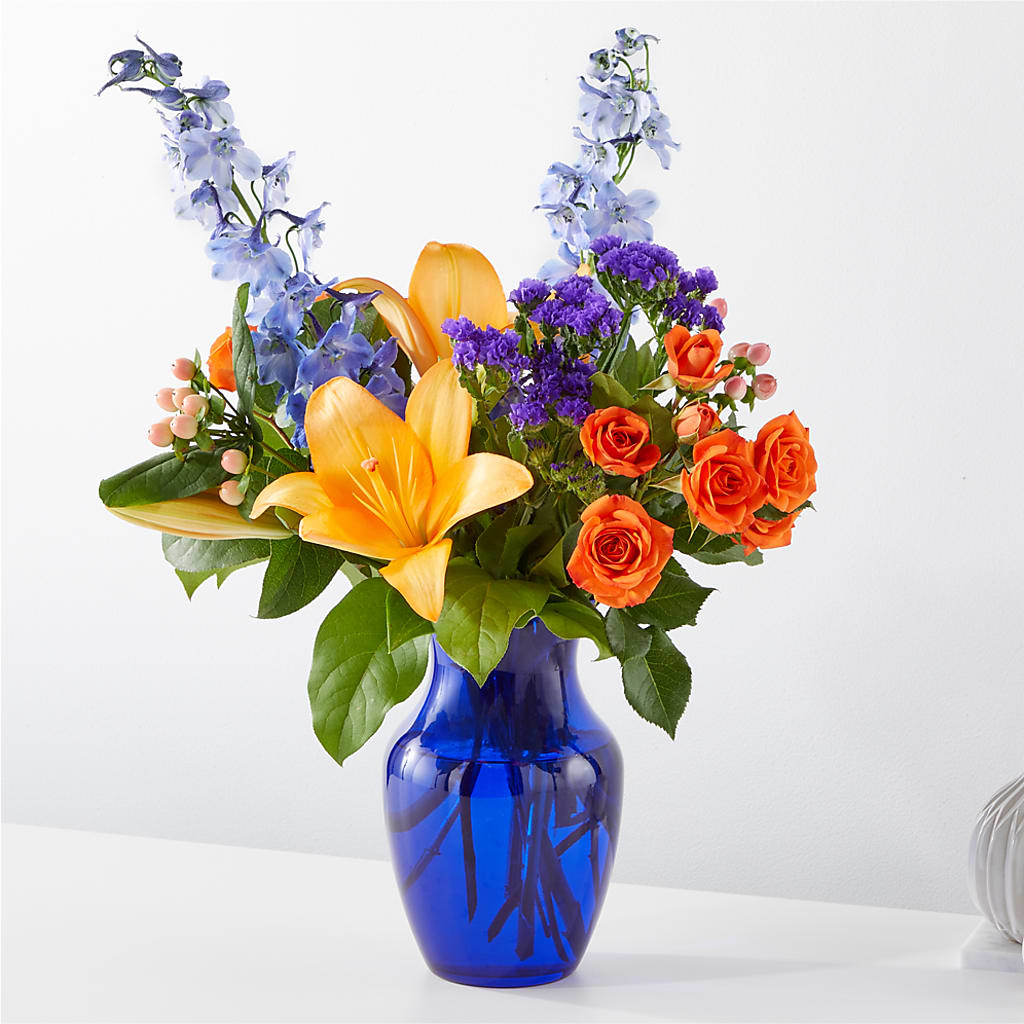 Radiant Citrus Bouquet – Blakley Flower Shop Llc, Blakely GA