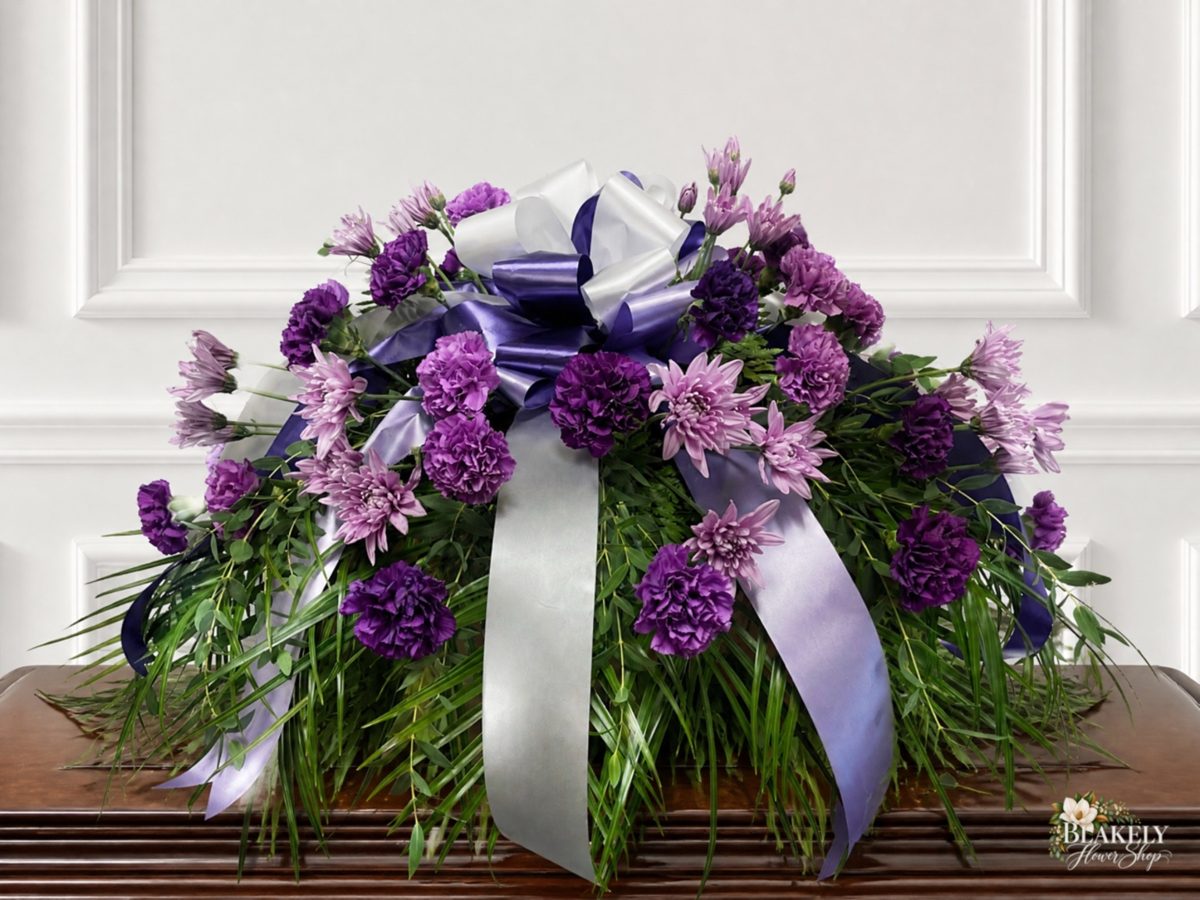Forever Cherished Casket Spray