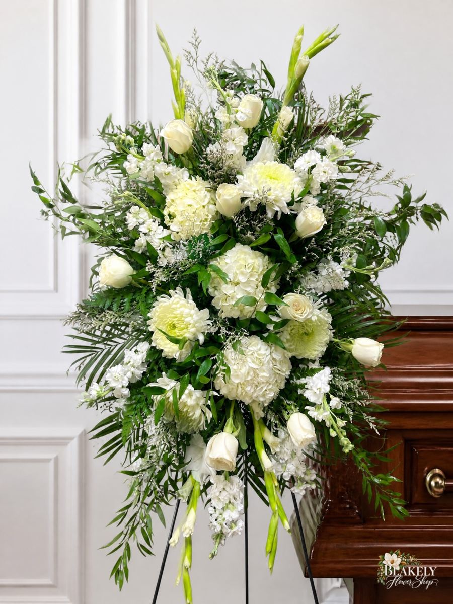 Peaceful Remembrance Standing Spray