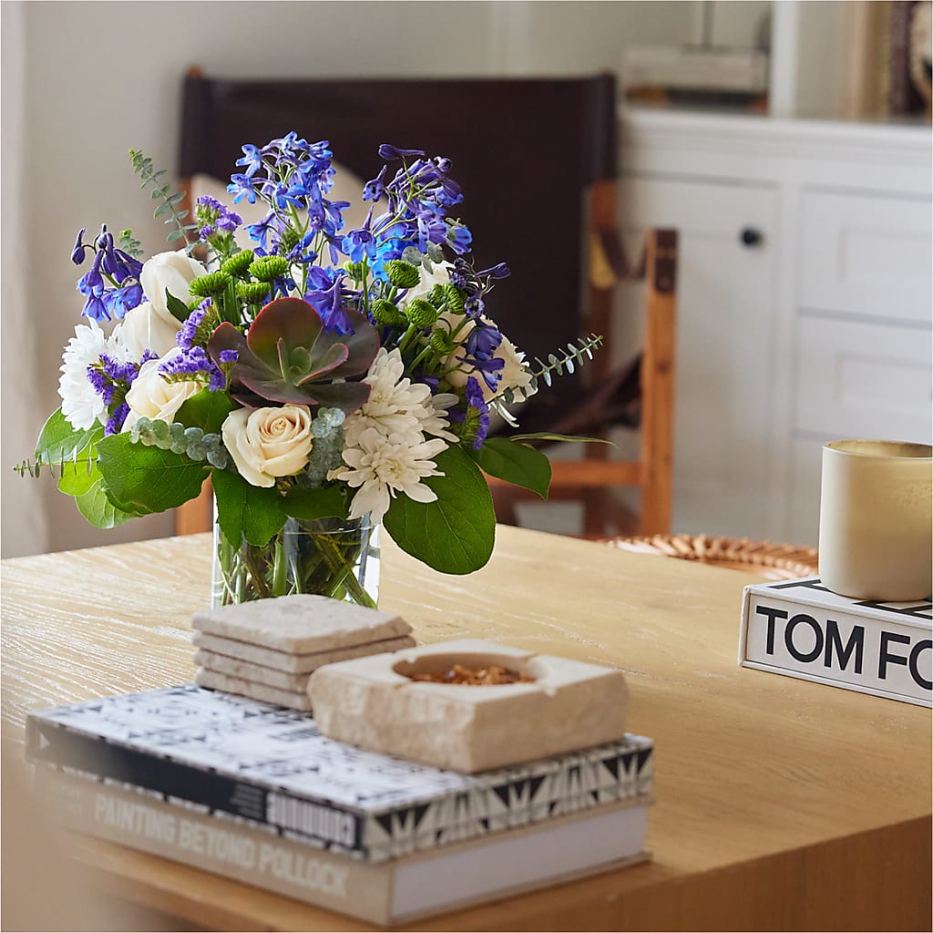 Cerulean Waves Bouquet – Blakley Flower Shop Llc, Blakely GA