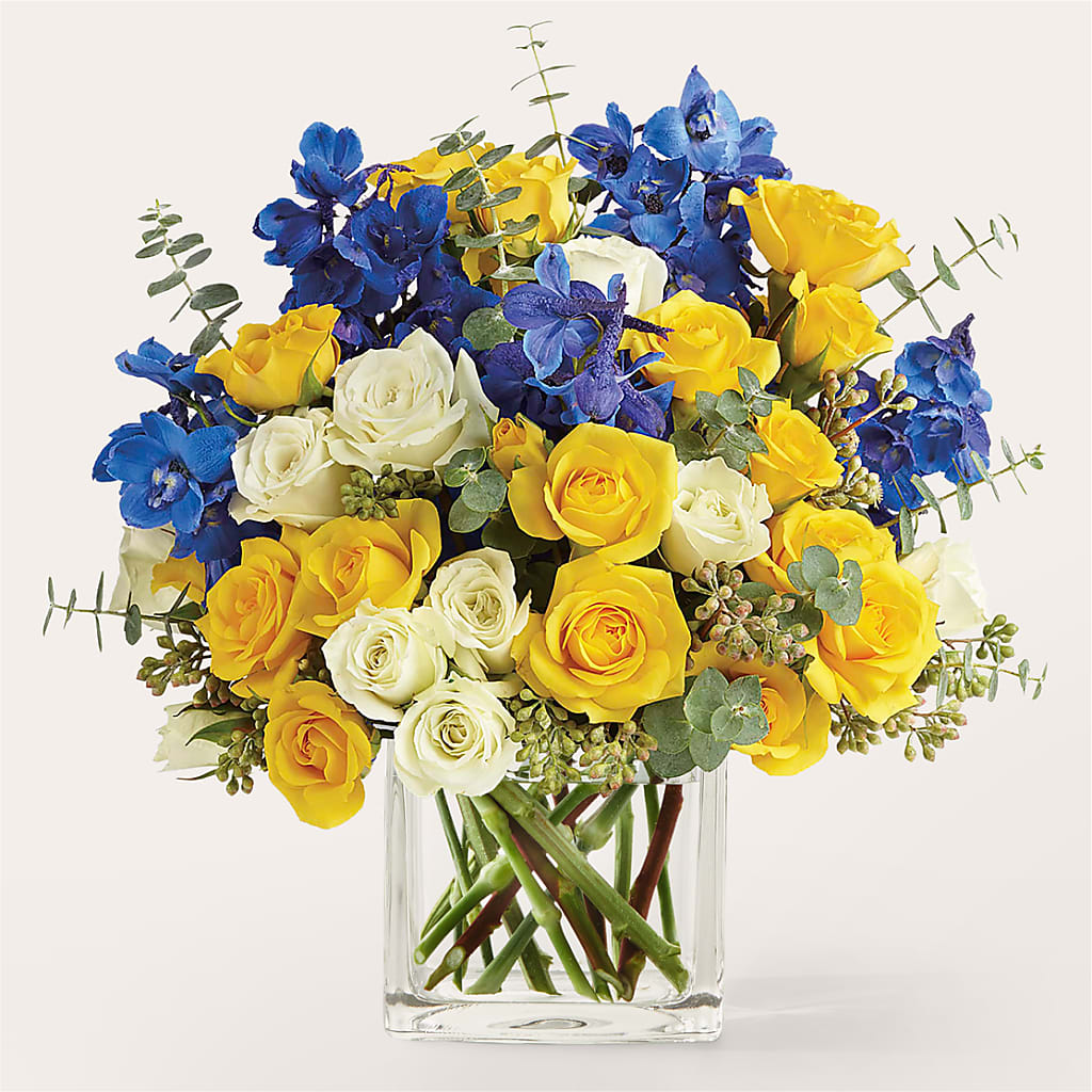 Sparkling Citrine Bouquet – Blakley Flower Shop Llc, Blakely GA