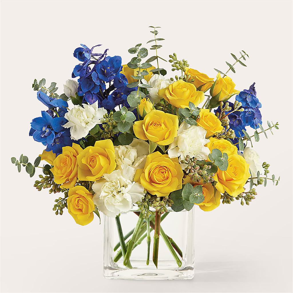 Sparkling Citrine Bouquet – Blakley Flower Shop Llc, Blakely GA