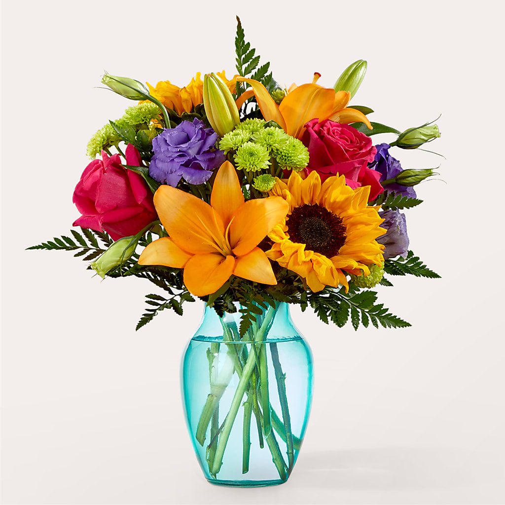 Double Rainbow Bouquet – Blakley Flower Shop Llc, Blakely GA