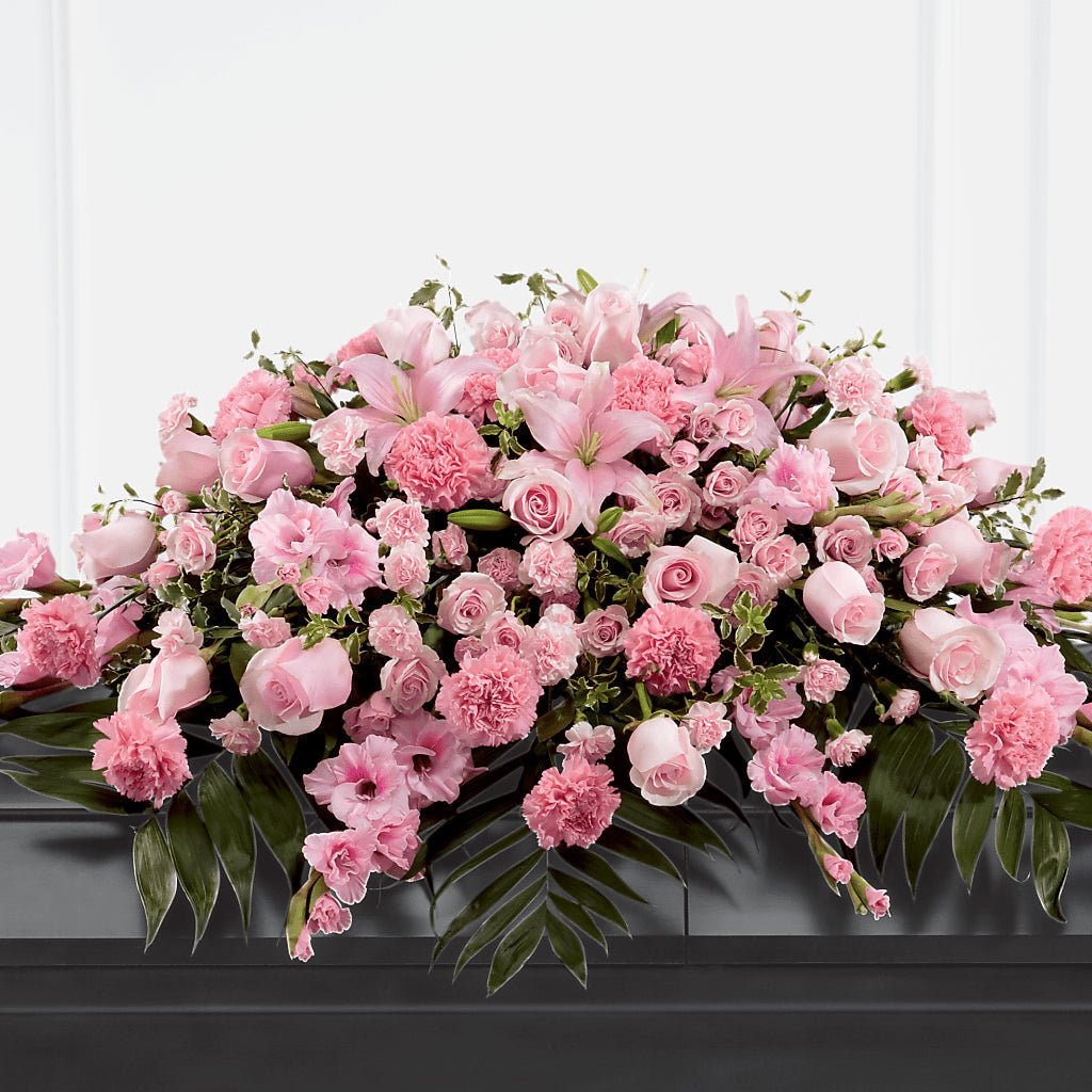 Garden of Comfort Casket Spray (Standard) – Blakley Flower Shop Llc, Blakely GA