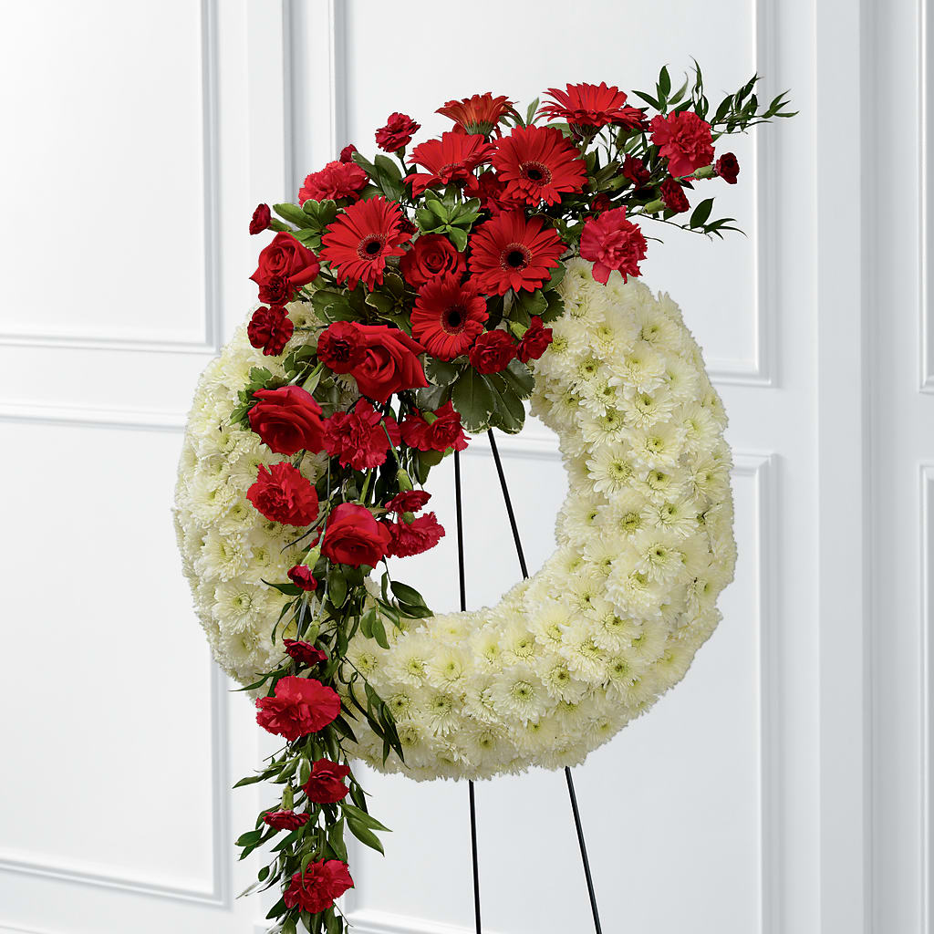 Graceful Tribute Wreath – Blakley Flower Shop Llc, Blakely GA