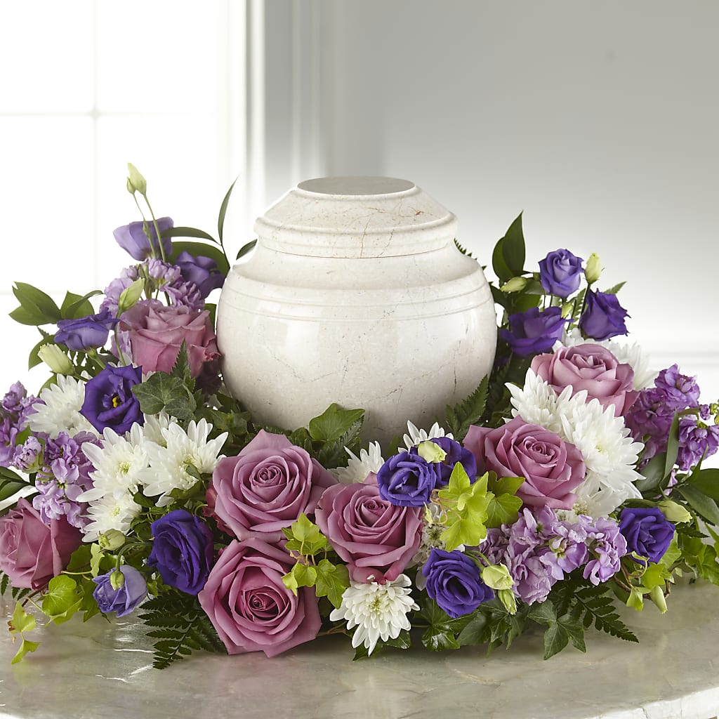 Blooming Sympathy Cremation Adornment – Blakley Flower Shop Llc, Blakely GA