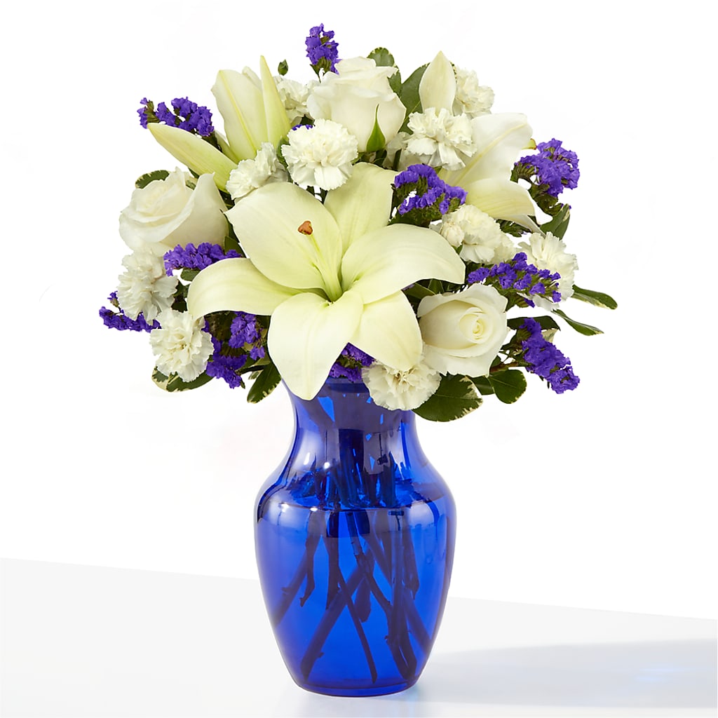 Sapphire Rush Bouquet – Blakley Flower Shop Llc, Blakely GA