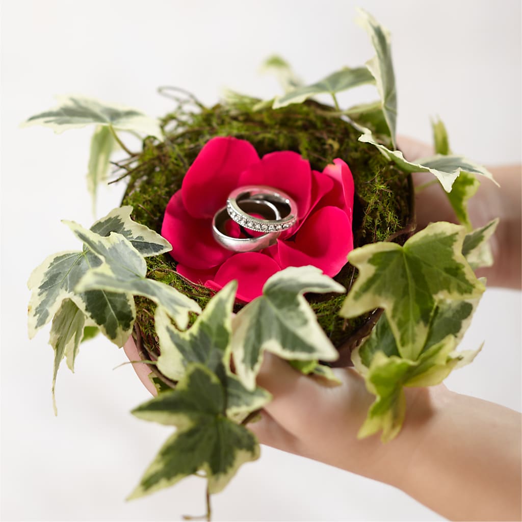 Lila Rose Ring Nest – Blakley Flower Shop Llc, Blakely GA
