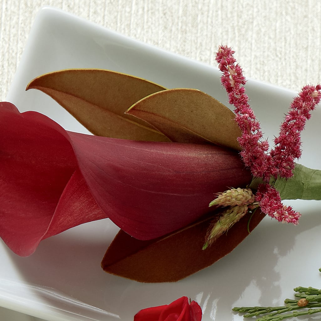 Red Calla Boutonniere – Blakley Flower Shop Llc, Blakely GA