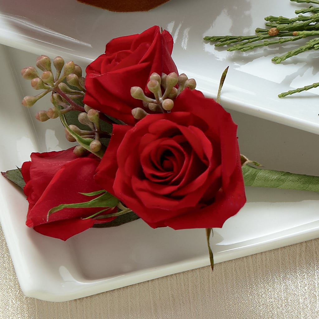 Red Spray Rose Boutonniere – Blakley Flower Shop Llc, Blakely GA