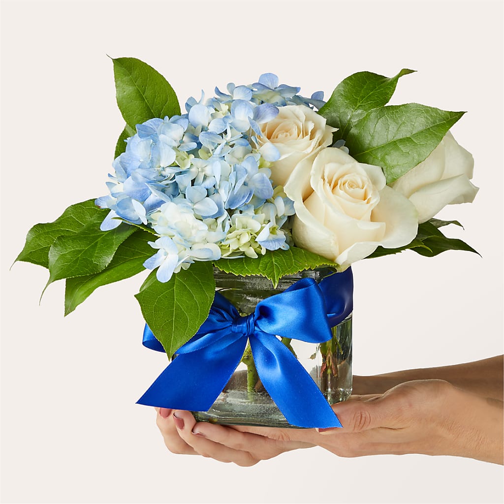 Sky Blue Delight Bouquet –  Blakley Flower Shop Llc, Blakely GA
