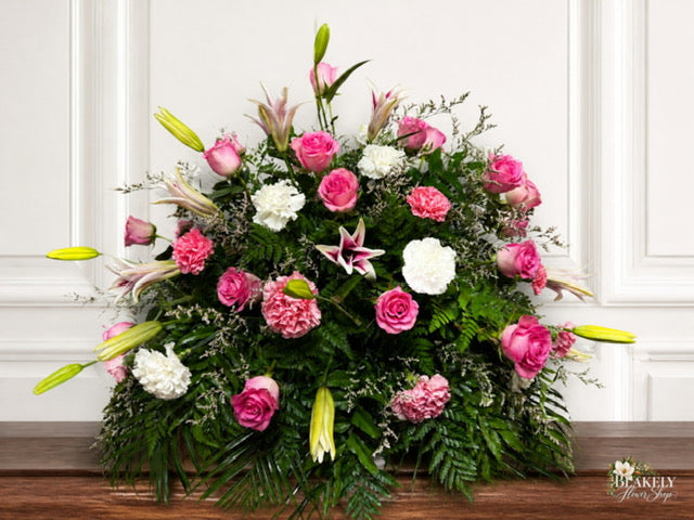 Forever In Bloom Casket Spray