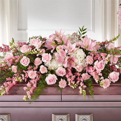 Life & Remembrance Casket Spray –  Blakley Flower Shop Llc, Blakely GA