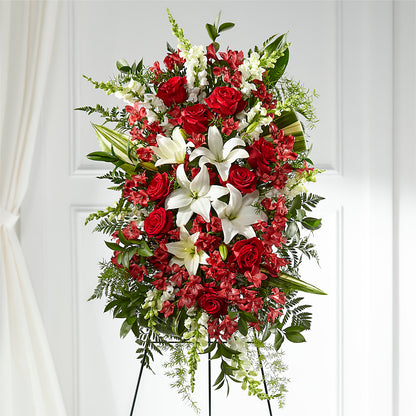 Everlasting Memory Standing Spray –  Blakley Flower Shop Llc, Blakely GA
