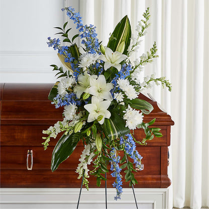 Eternal Impressions Standing Spray –  Blakley Flower Shop Llc, Blakely GA