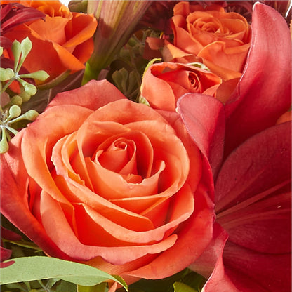 Crimson Leaves Bouquet –  Blakley Flower Shop Llc, Blakely GA