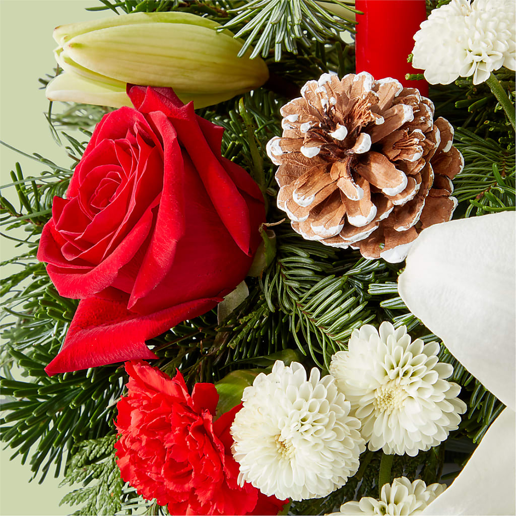 Seasonal Festivities Centerpiece –  Blakley Flower Shop Llc, Blakely GA