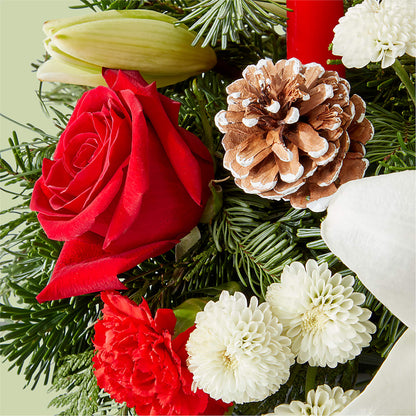 Seasonal Festivities Centerpiece –  Blakley Flower Shop Llc, Blakely GA