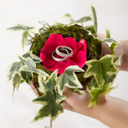 Lila Rose Ring Nest –  Blakley Flower Shop Llc, Blakely GA