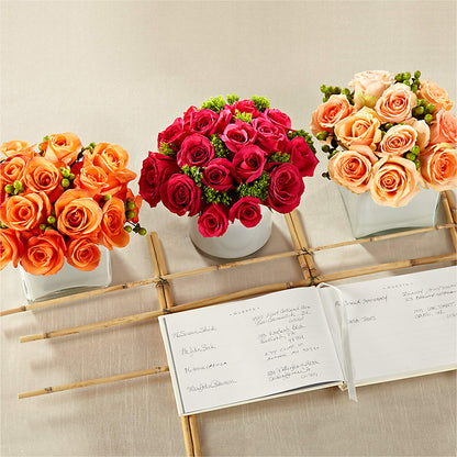 Dawn Rose Centerpiece –  Blakley Flower Shop Llc, Blakely GA
