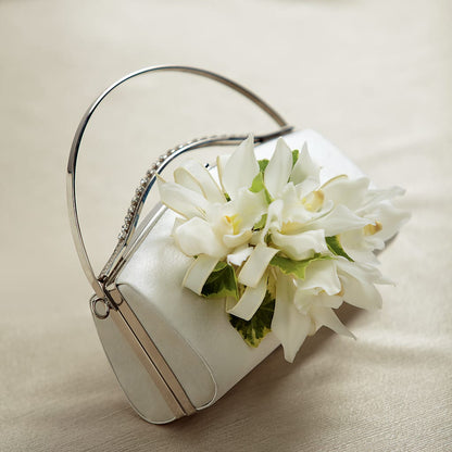 White Purse Decor –  Blakley Flower Shop Llc, Blakely GA